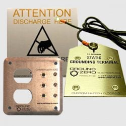 wall mount grounding plates